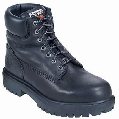 Waterproof Shoes Covers Men`s Timberland Pro 6" Black Insulated Waterproof Work Boots - 26036