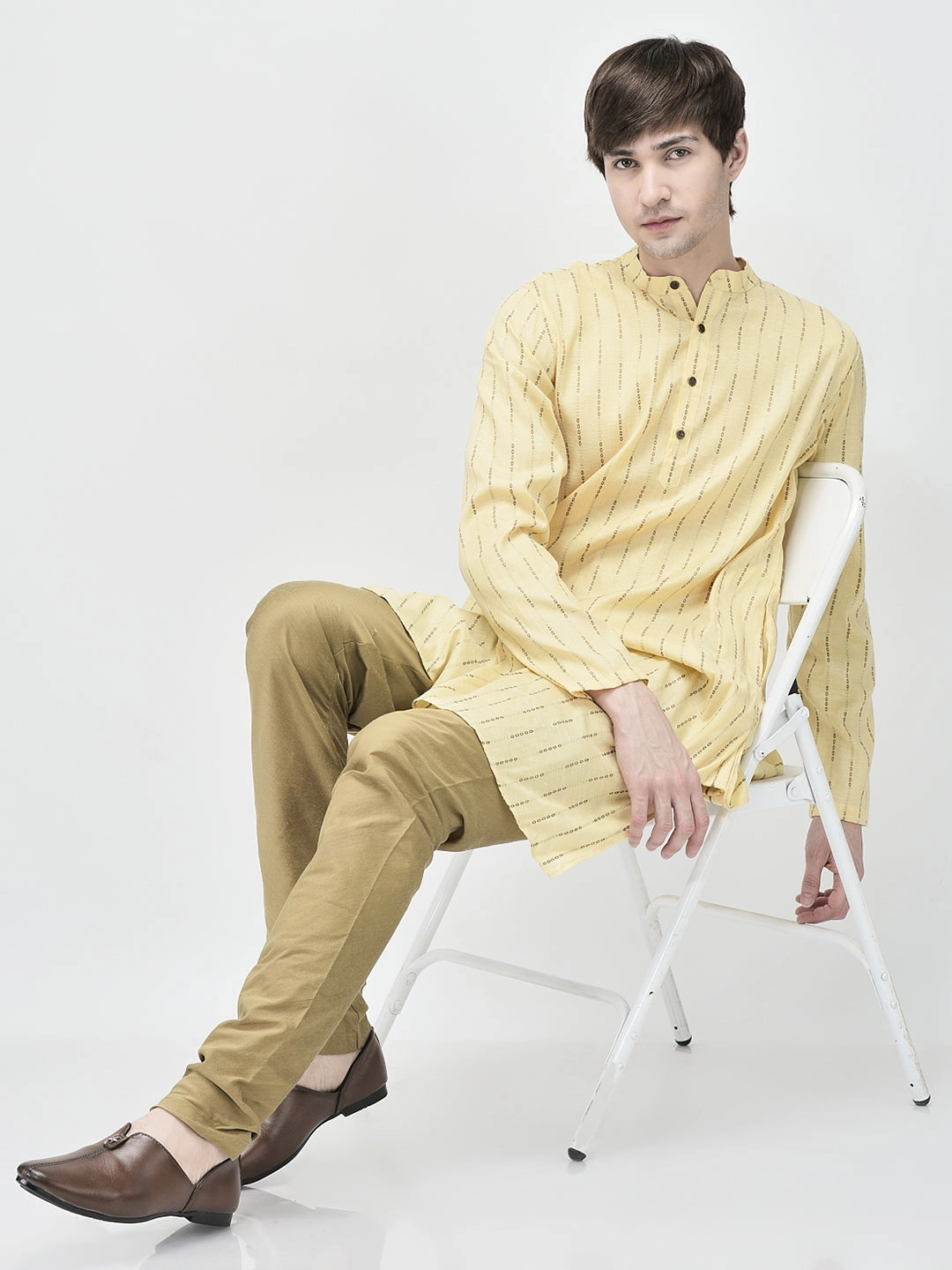 Men Tan Pointed Toe Ethnic Slip On Juttis and Mojaris for Wedding|Party Slip On Shoes|Kurtas Shoes|Traditional Shoes High Top Or Low Top Hiking Shoes