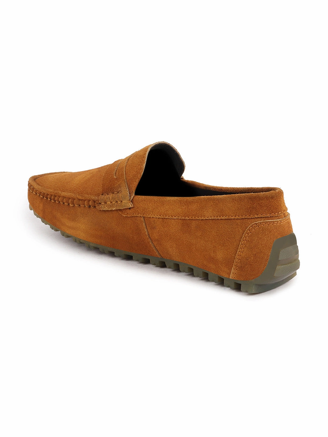 Men Teek Suede Leather Side Stitched Slip On Driving Loafers and Mocassin Cameron Moc Toe Casual Oxford Shoes