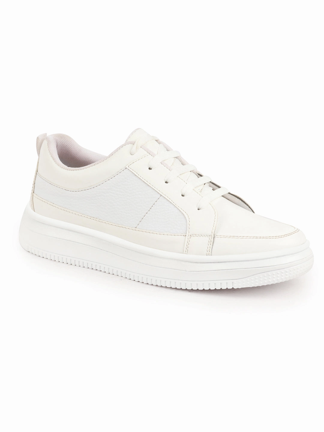 Casual Steel Toe Work Shoes Men White Classic Chunky Lace Up Sneaker Ankle Shoes|Walking|Low Top|Casual Shoe