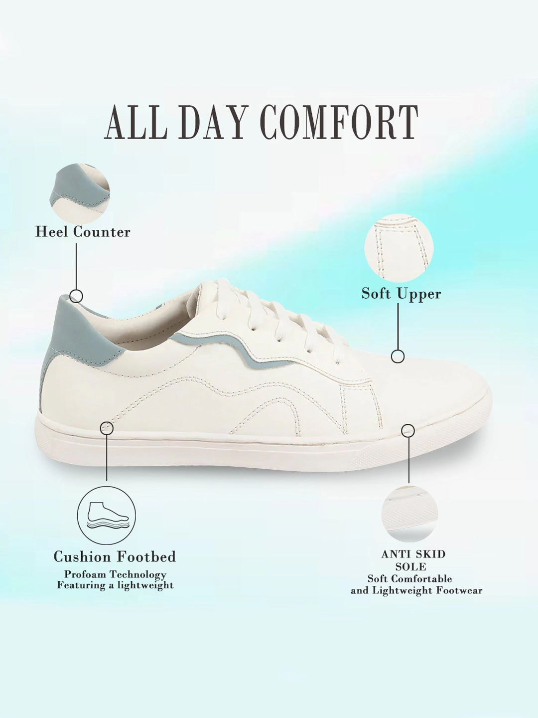 Business Casual Shoes To Wear With Khakis Men White Classic Lace Up Elevated Look Sneaker Shoes with Contrast Sole|Low Ankle|Casual Shoe