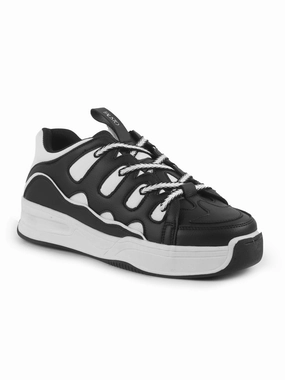 Japanese Sneakers Tiger Men White Retro Streetwear Chunky Rugged Sneakers | Heavy Duty Gen-Z Korean Casual Shoes | Memory Cushioned Insole