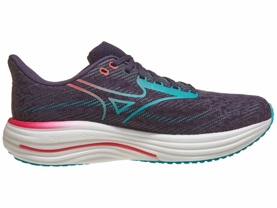 Mizuno | Wave Rider 29 | Men's | Odyssey Grey/Capri Breeze Go Run Consistent Running Shoes