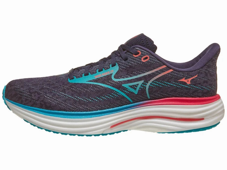 Best Run Shoes Mizuno | Wave Rider 29 | Men's | Odyssey Grey/Capri Breeze