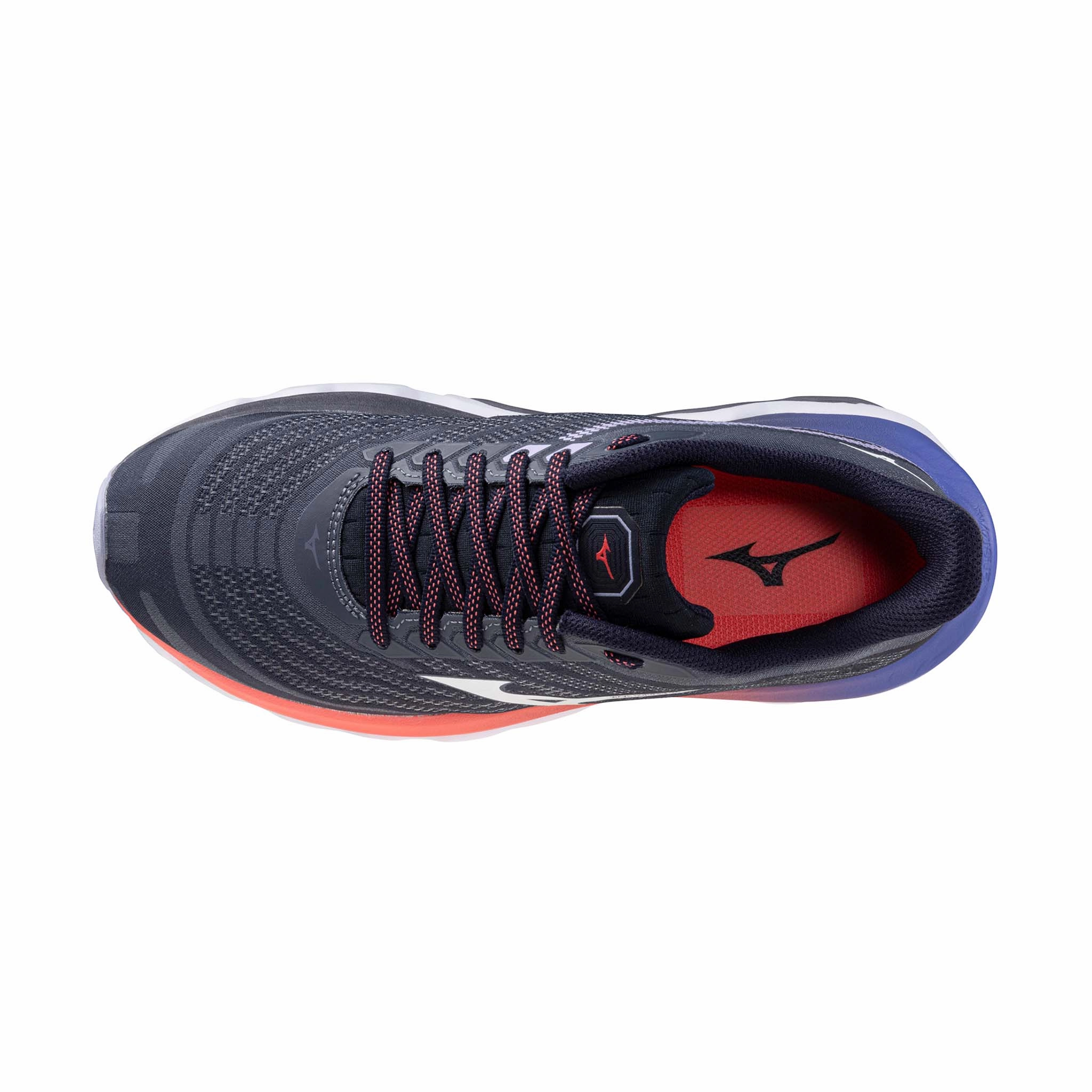 Mizuno | Women's Wave Horizon 8 Running Shoes - Odyssey Gray/White/Striking Coral Running Shoe Fitting Gait Analysis New York City