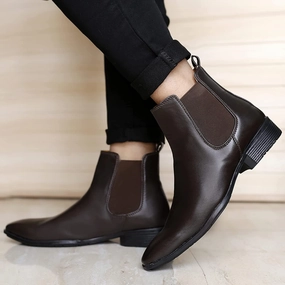 Hiking Shoes Or Sandals Classy New Arrival Latest Brown Casual Chelsea Boots For Men-JonasParamount