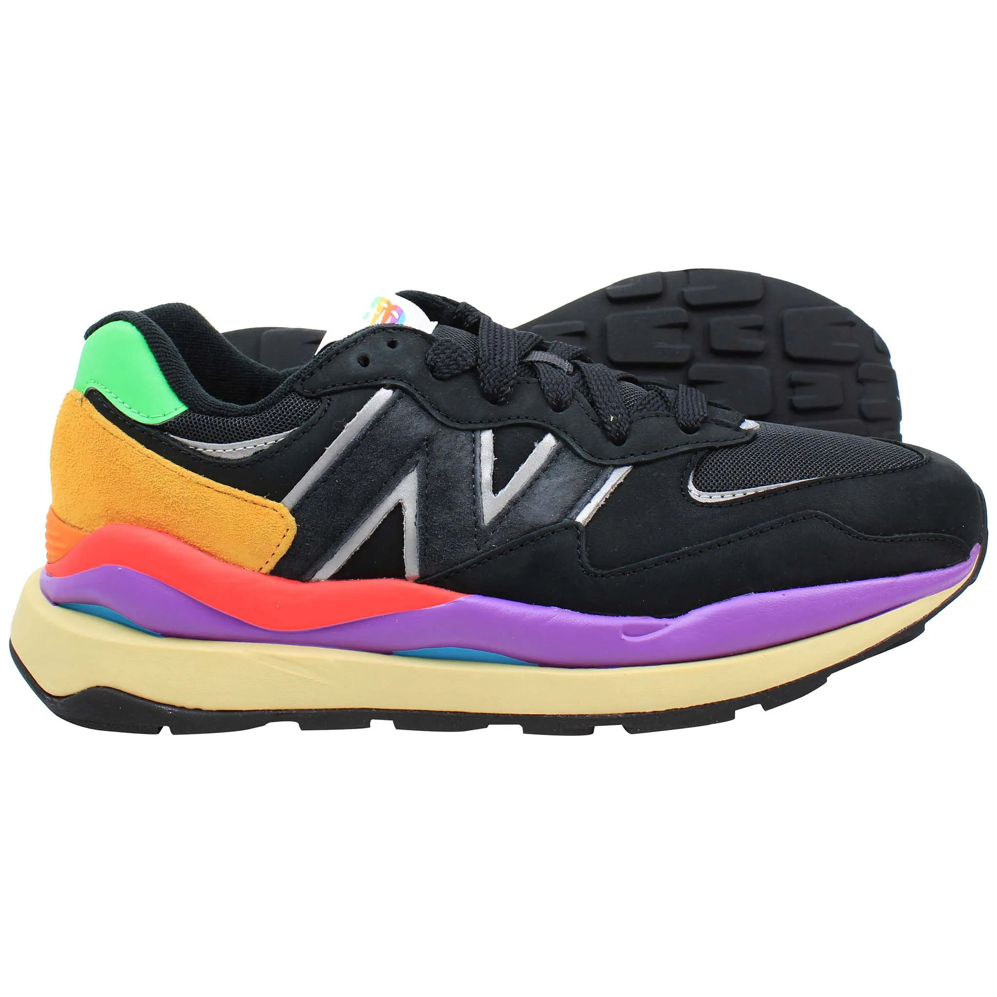 New Balance 57/40 Mens Black Trainers Stiff Trail Running Shoes