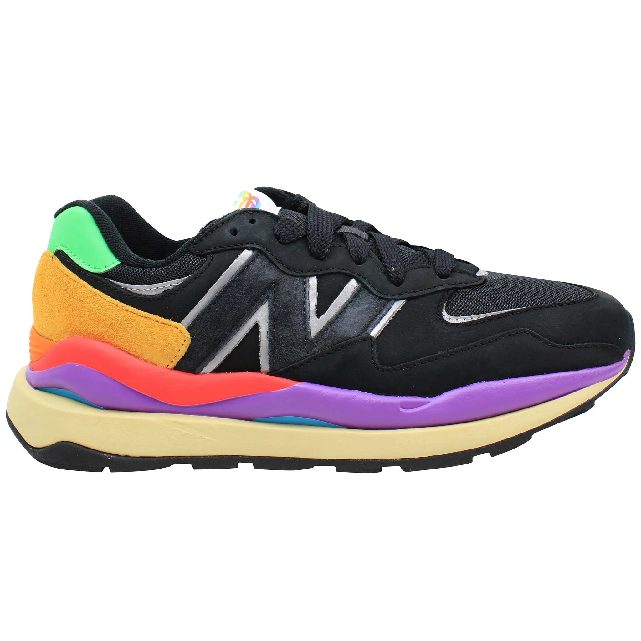 New Balance 57/40 Mens Black Trainers Comfortable Trail Running Shoes