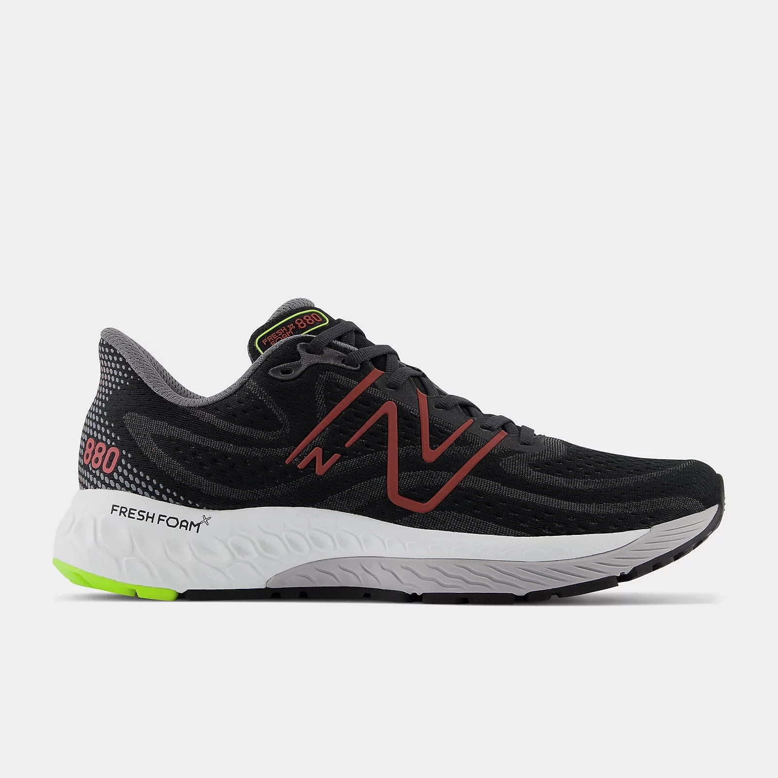 Triumph Running Shoes New Balance Mens X 880v13- Black/Brick Red (M880M13)