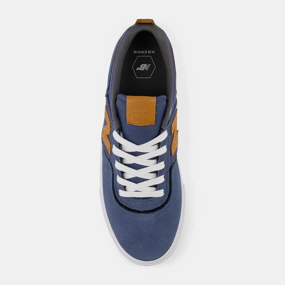 Flat Skate Shoes New Balance Numeric '306 Jamie Foy' Skate Shoes (Vintage Indigo / Tan)