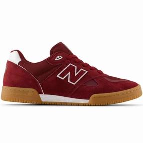 Omega Skate Shoes New Balance Numeric Skateboard Shoes 600 Tom Knox Burgundy/Gum