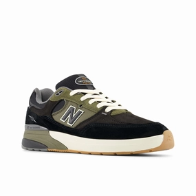 New Balance Numeric Skateboard Shoes Andrew Reynolds 933 Black/Green Skate Shoes Uk
