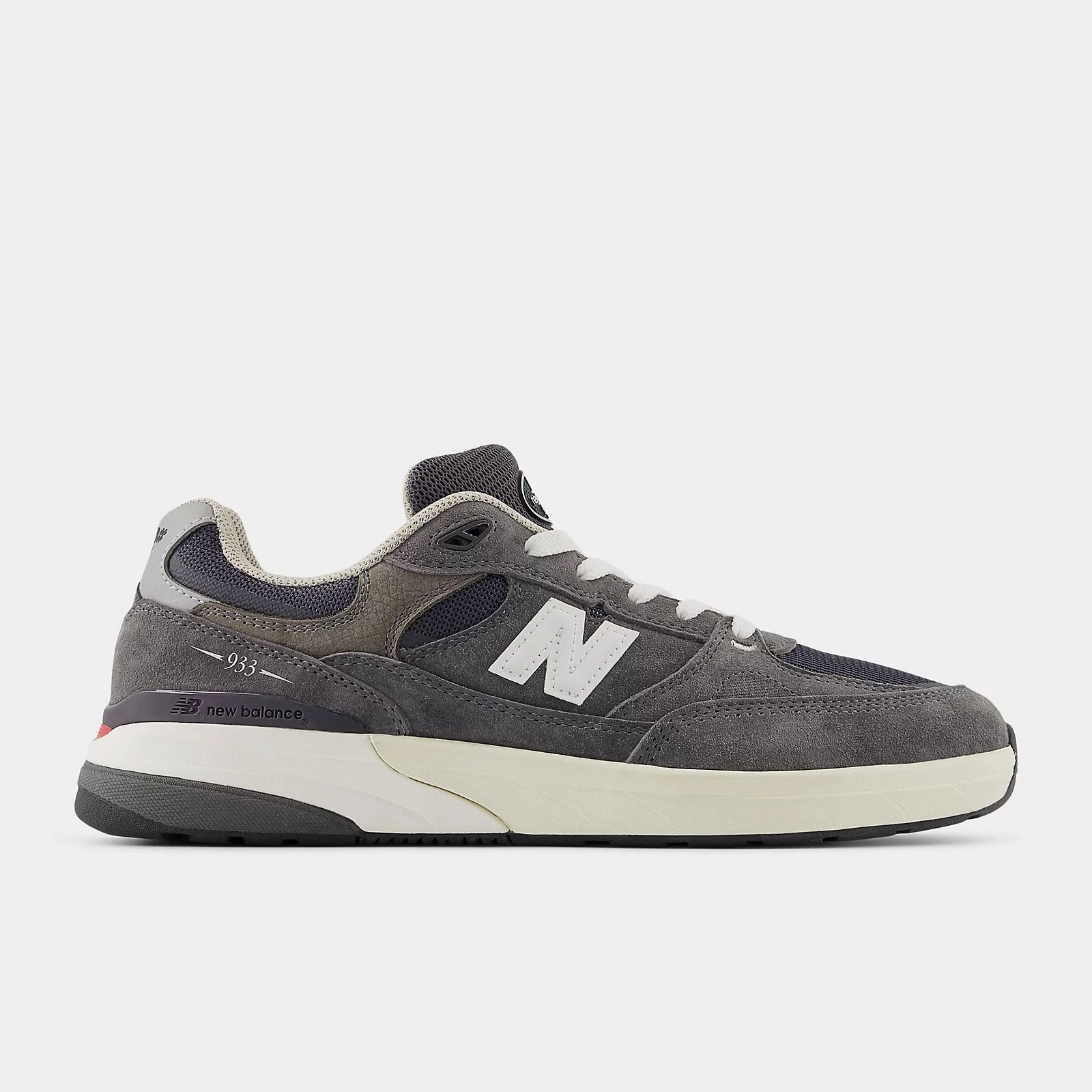 New Balance Numeric Skateboard Shoes Andrew Reynolds 933 Grey/White Skate Shoes Sizing