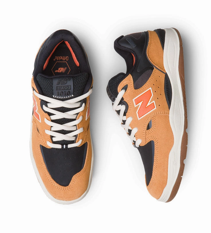 Removable Roller Skate New Balance Numeric Skateboard Shoes Tiago Lemos 1010 Camel/Orange