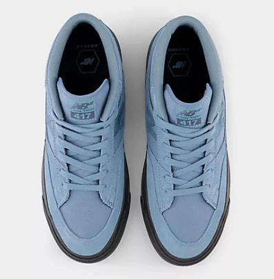 Bulky Skate Shoes New Balance Shoes Numeric 417 Mid Villani Blue Black