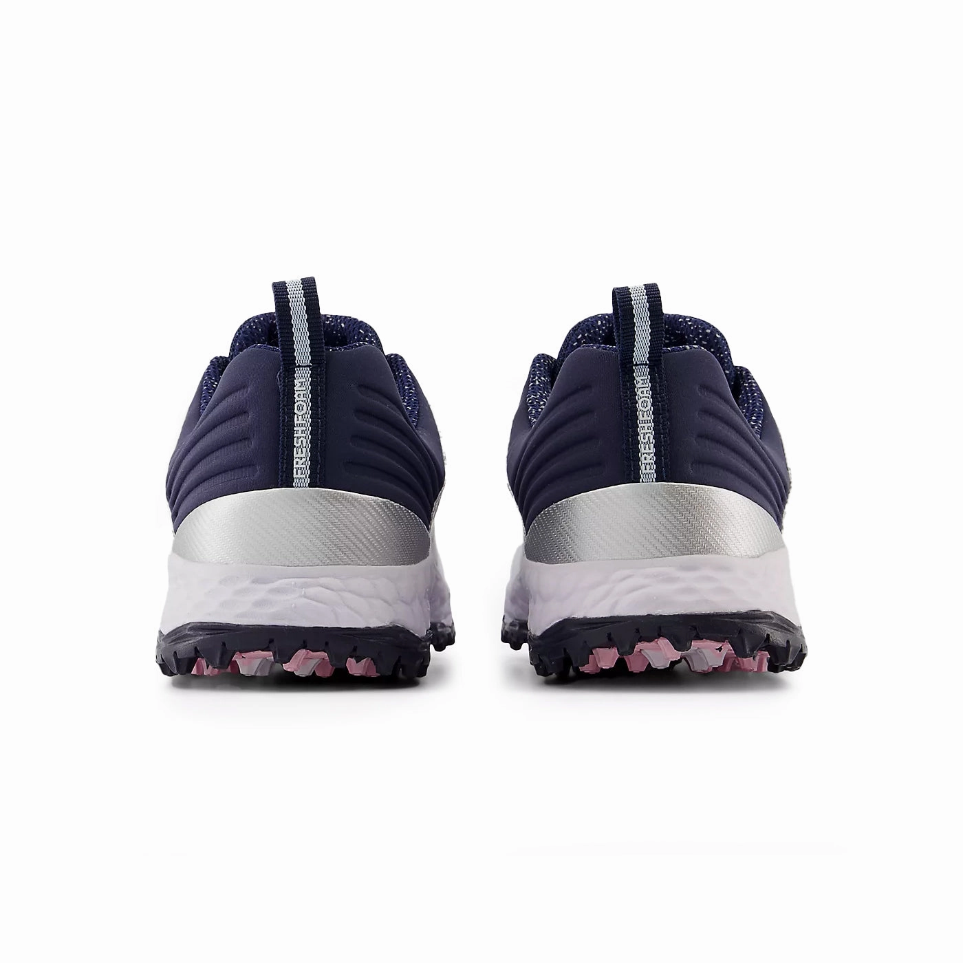 Boa Golf New Balance Women's Fresh Foam Contend v2 Wide Spikeless Golf Shoes -White/Navy