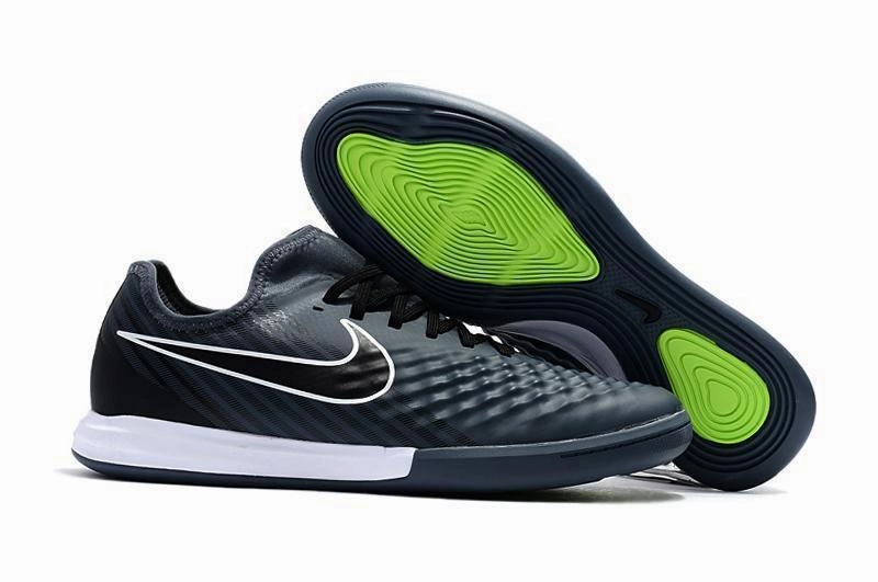 New Nike MagistaX Finale II IC Soccer Cleats Shoes Black Green Nike Shoes For Soccer