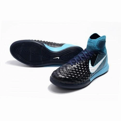 New Nike MagistaX Proximo II IC Soccer Cleats Shoes Obsidian White Gamma Blue Hibbets Nike Shoes