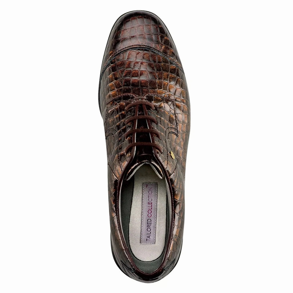 New Women's Footjoy Tailored Collection Bronze Snakeskin Print Golf Shoes Size 8 Bargain Golf Shoes