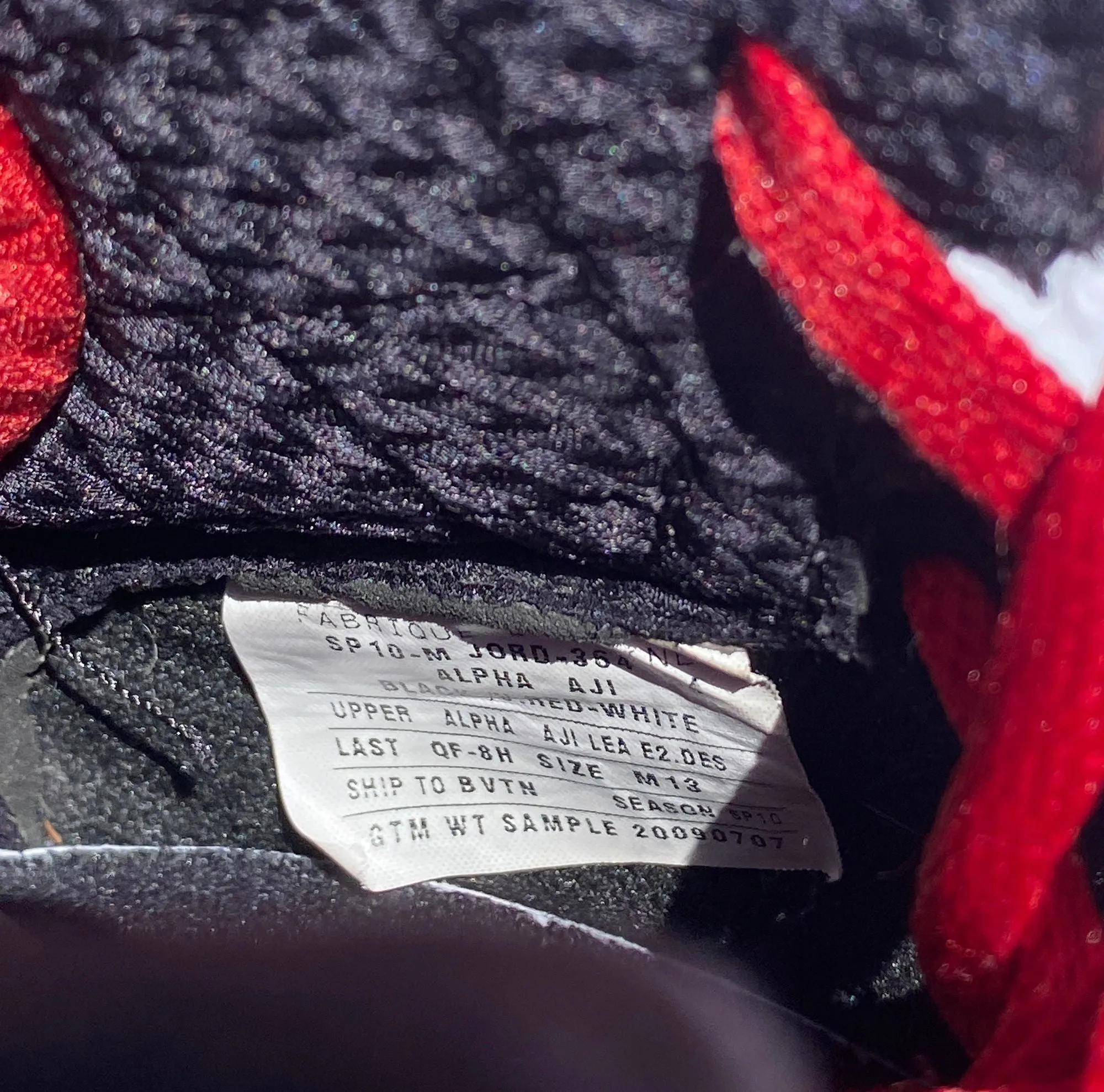 Jordan 1 Sneakers Nike Air Jordan 1 Alpha Zoom Air 2010 Sample