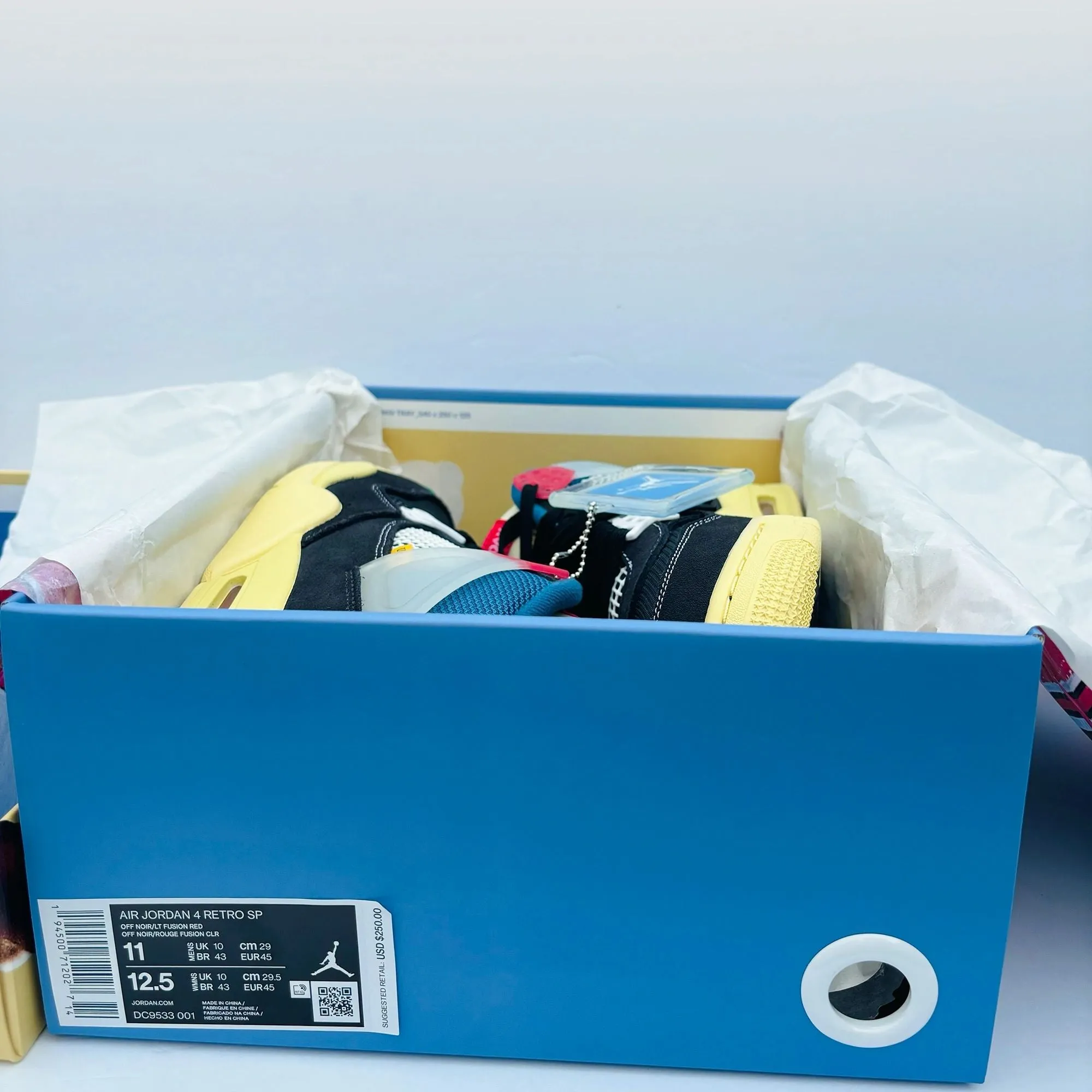 Nike Air Jordan 4 IV Union Off Noir Black NEW Size 11 Shop Slip On Sneakers On Sale