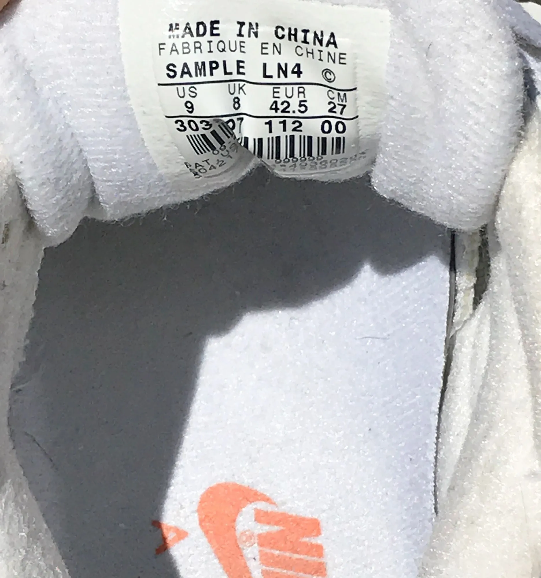 Nike Bo Jackson Air Trainer SC Low 2002 Sample Shoes Size 9 Safety Toe Sneakers