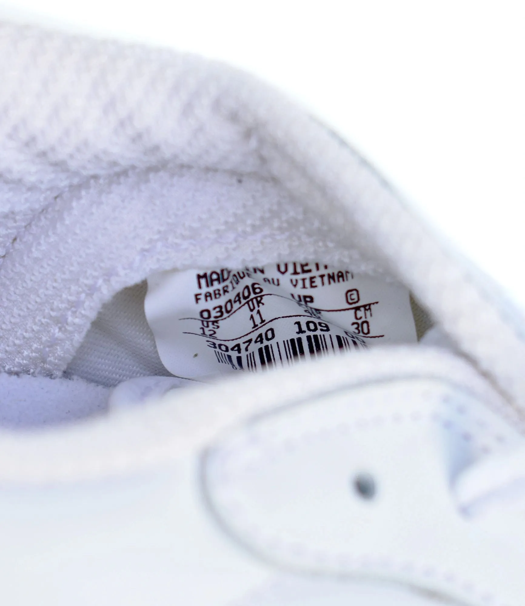 Sneakers Skechers Nike Cortez Deluxe 2003 Jewel Swoosh White/White NEW in Box Size 12