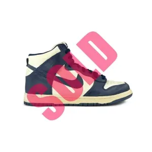 Nike Dunk High "Vintage" 2007 Villanova BTTYS Size 9.5 Bottoms Sneakers