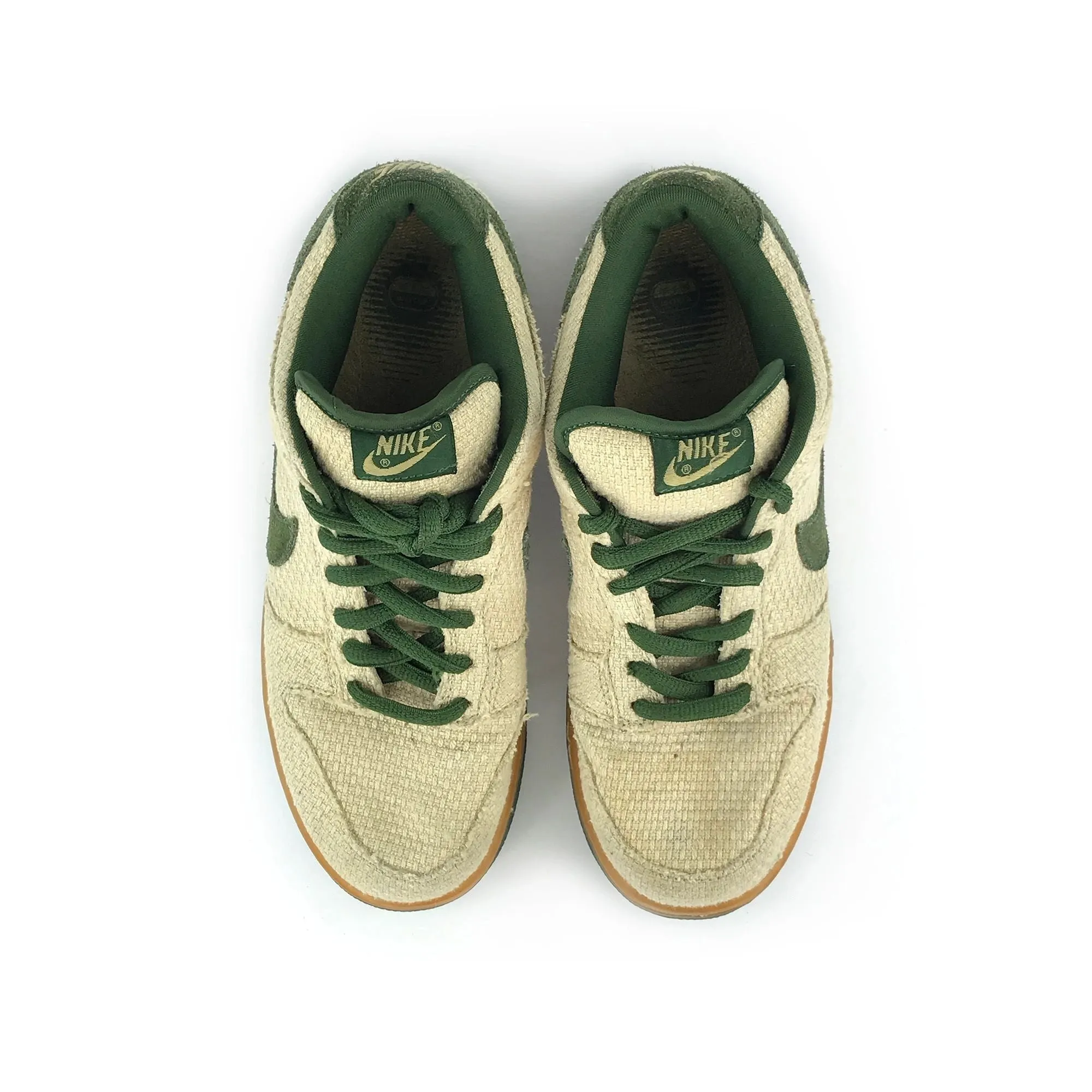 Sneakers With A High Arch Nike Dunk Low SB 2004 Hemp Green Size 8