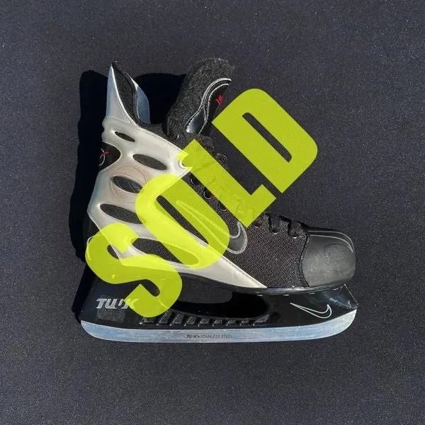 Gola Metallic Sneakers Nike Zoom Air Ice Hockey Skates 1997 Size 10