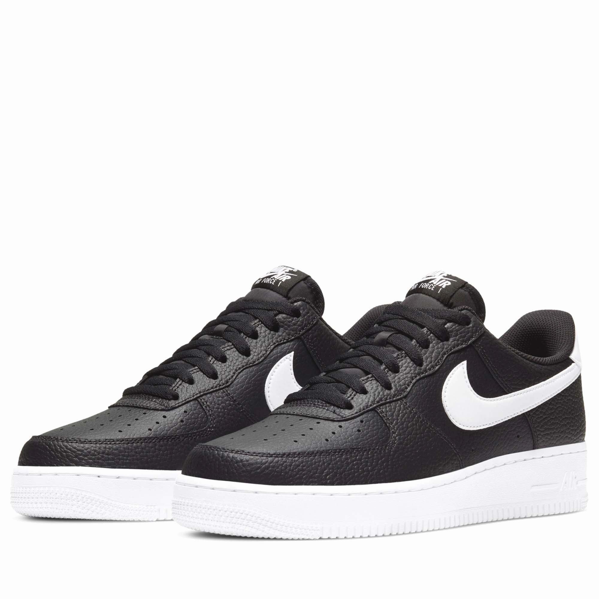 Nike Air Force 1 '07 - Black/White Nike Shoes Sale 70 Off