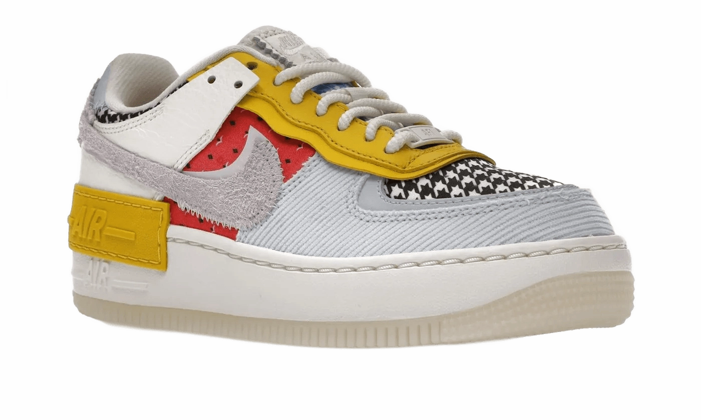 Nike Air Force 1 Low Shadow Multi Print Houndstooth Nike Outlet Store Basketball Shoes