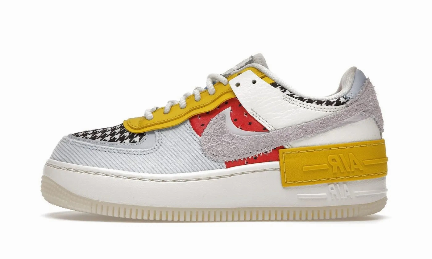 Nike Air Force 1 Low Shadow Multi Print Houndstooth Comfiest Nike Running Shoes