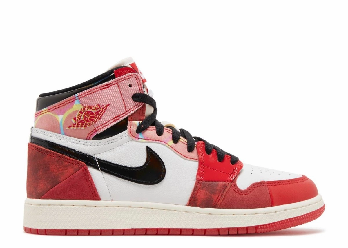 Cheap Nike Air Jordan Shoes Nike Air Jordan 1 High OG Spider-Man Across the Spider-Verse GS DV1753 601