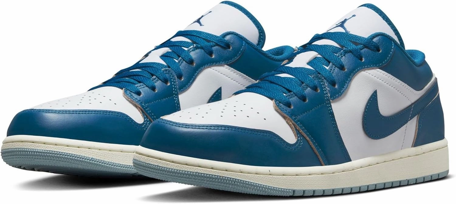 Gym Shoes Nike Nike Air Jordan 1 Low SE Men's Shoes (FN5214-141, White/Blue Grey/Sail/Industrial Blue)