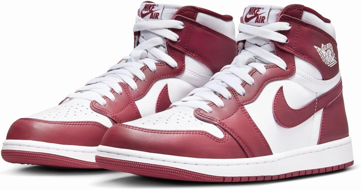 Shoes Baseball Nike Nike Air Jordan 1 Retro High OG Men's Shoes White/Black-Green Glow DZ5485 130