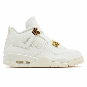 Nike Air Jordan 4 Retro Metallic 4 W AQ9129 170 Nike Mid Top Tennis Shoes