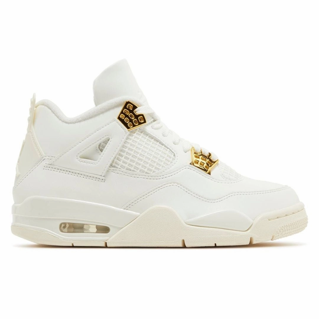 Nike Air Jordan 4 Retro Metallic 4 W AQ9129 170 Nike Soccer Shoes Superfly