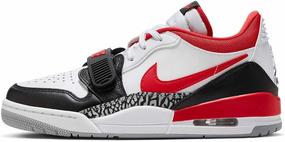 Nike Air Jordan Legacy 312 ??Chicago?? Men's Trainers CD7069 (White/Black/Wolf Grey/Fire Red 160), White Black Wolf Grey Fire Red, 11 Nikes Basketball Shoes