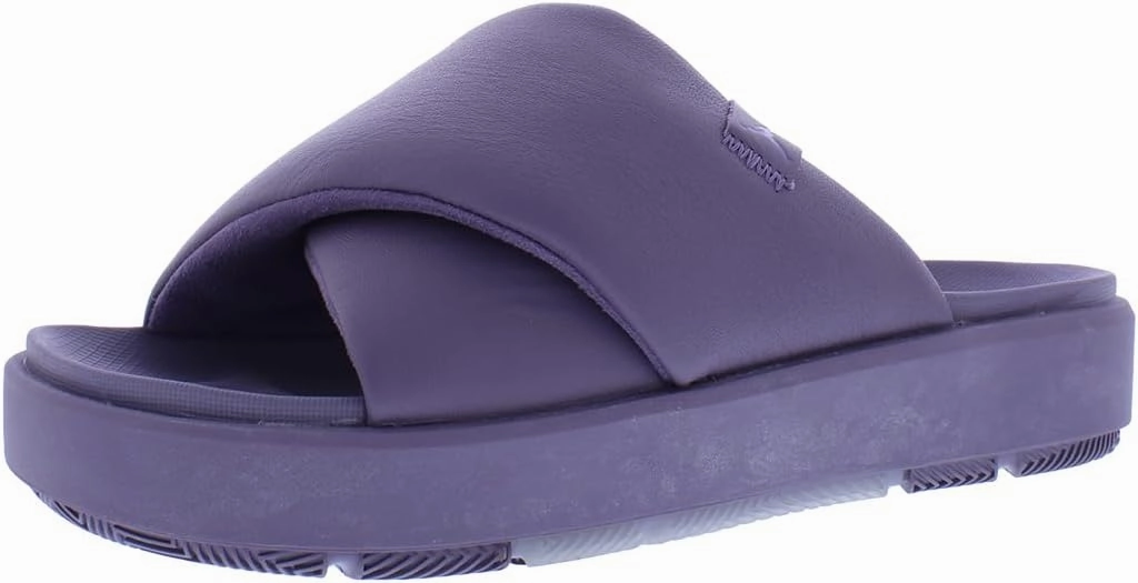 Nike Air Jordan Sophia Slide Womens Shoes Size 10, Color: Canyon Purple/Black Causal Shoes Nike