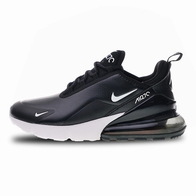 Nike Air Max 270 Premium All Black Running Shoes Max Cushion Trail Running Shoes