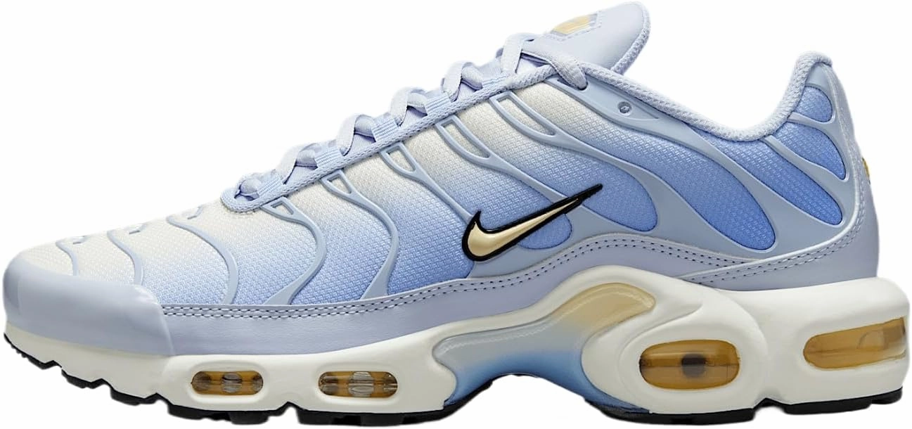 Nike Air Max Plus Women's Shoes (DZ3671-100, White/Black/Picante RED/Citron Pulse) Nike Signature Shoes