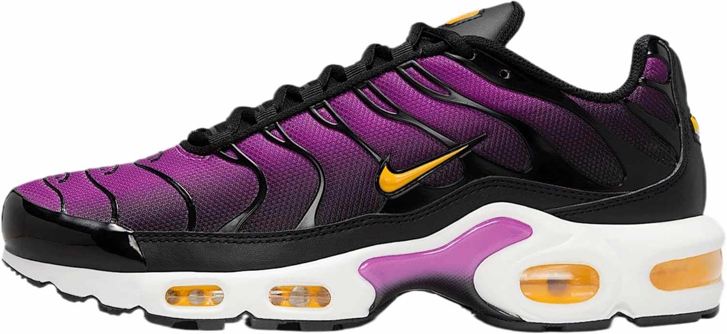Gatorade Shoes Nike Nike Air Max Plus Women's Shoes (DZ3671-100, White/Black/Picante RED/Citron Pulse)