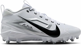 Nike Alpha Menace 4 Varsity Molded Football Cleats SZ 11 White | Black Nike Cheer Shoe