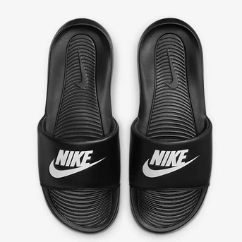 Nike Waterproof Shoes Gore-tex Nike ciabatta mare o piscina da adulto Victory One Slide CN9675 002 nero-bianco