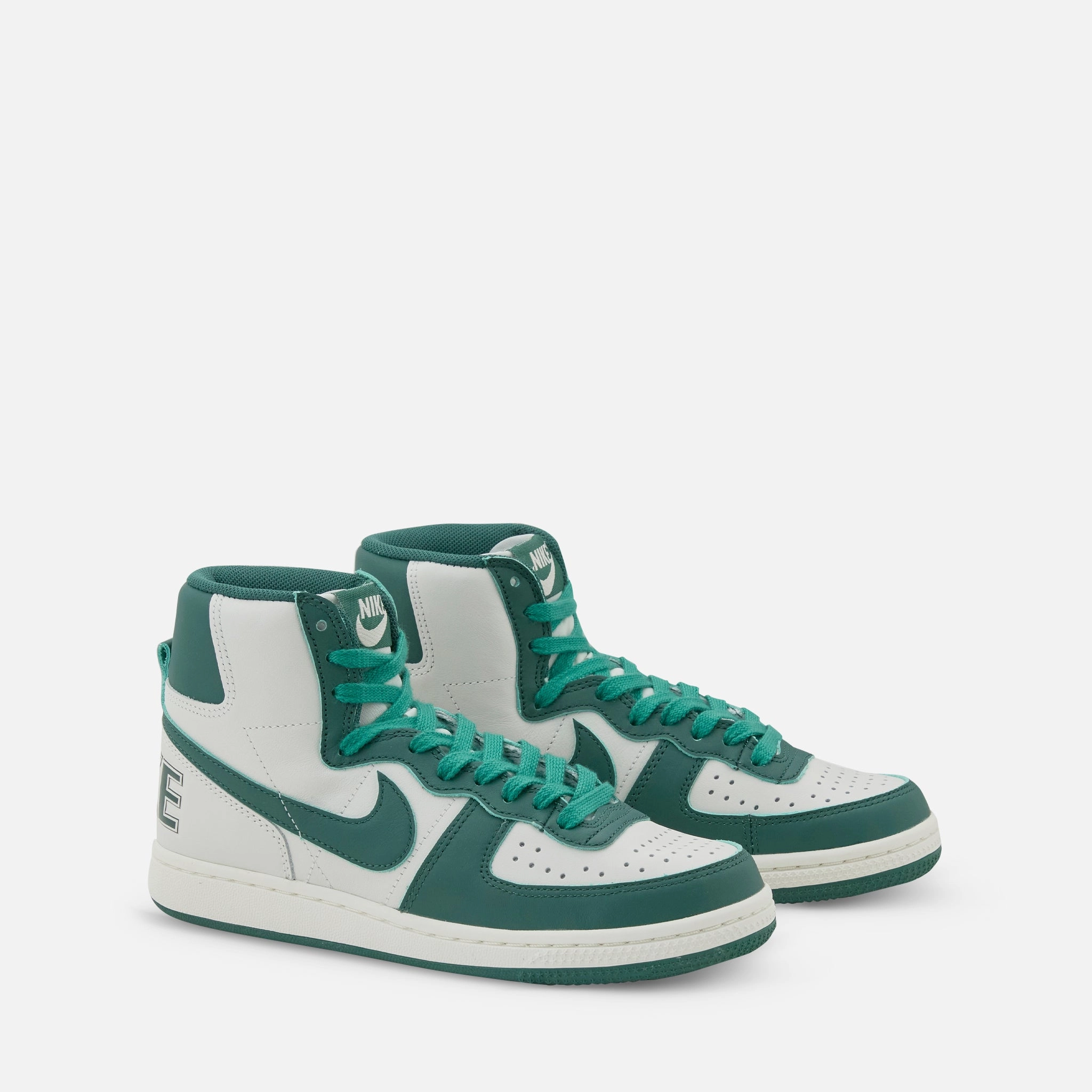 Nike Huarache Run Shoes Terminator High Swan | Noble Green | Sail | Washed Green