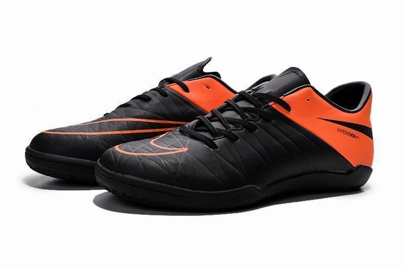 Paul George Nike Shoes Nike Hypervenom Phelon II IC Indoor Soccer Shoes DB0016 Black Orange