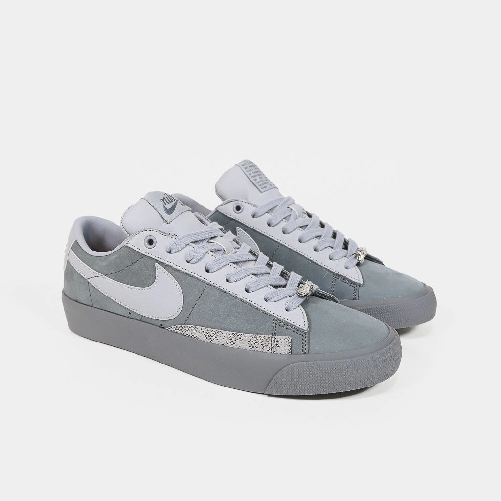 Nike Courtside Shoes Nike SB - Blazer Low x FPAR Shoes - Cool Grey / Wolf Grey