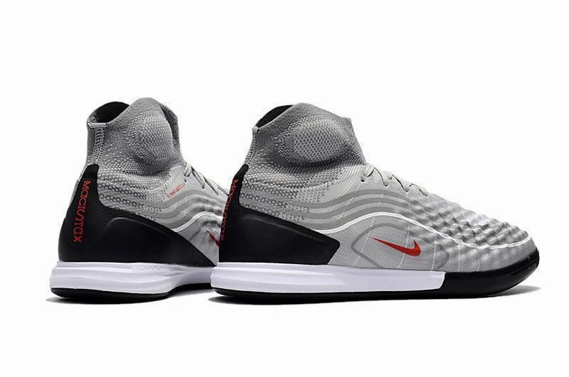 Nike MagistaX Proximo II IC Soccer Shoes Cool Grey Varsity Red Black Chargers Nike Shoes