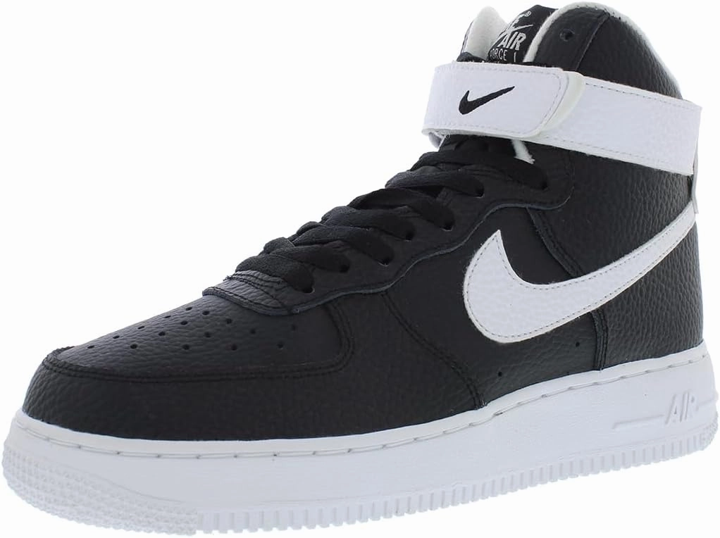 Nike Cycling Shoes For Sale Nike Men's Air Force 1 High '07 Shoes (CT2303-002, Black/White)